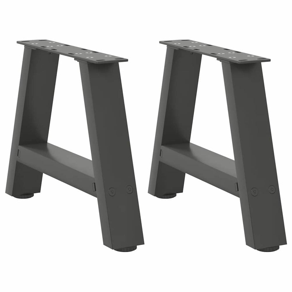 Couchtischbeine A-Form Anthrazit, 2er Set