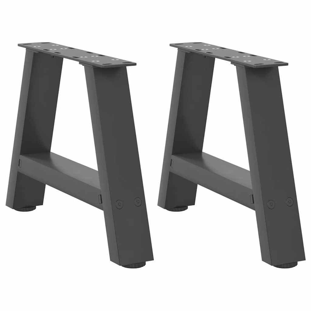 Couchtischbeine A-Form Anthrazit, 2er Set