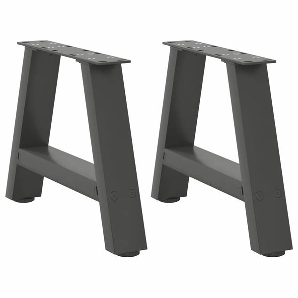 Couchtischbeine A-Form Anthrazit, 2er Set