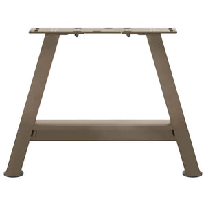 Couchtischbeine A-Form, 50 cm, Stahl, 2er-Set