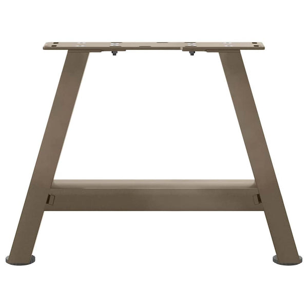 Couchtischbeine A-Form, 50 cm, Stahl, 2er-Set