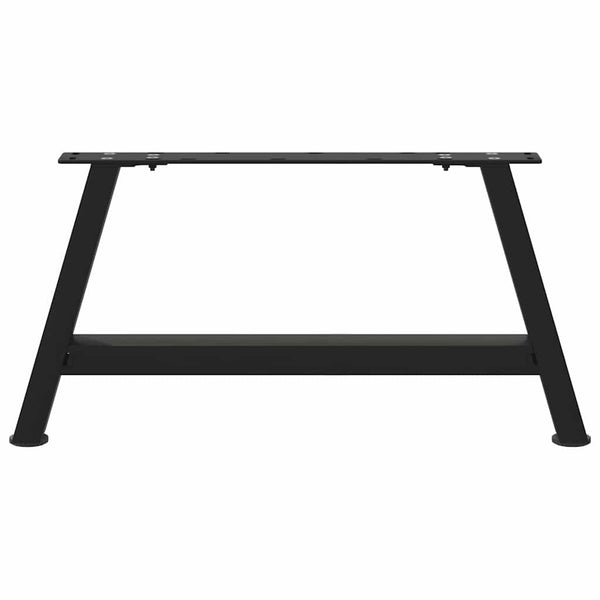 Couchtischbeine A-Form, Schwarz, 60cm, 2er-Set