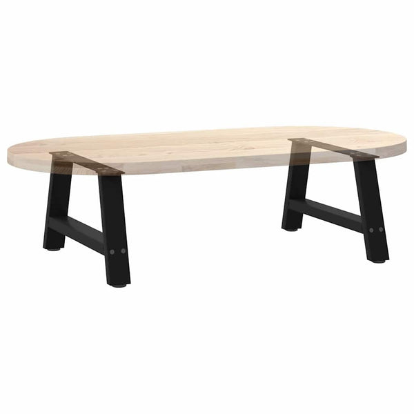 Couchtischbeine A-Form, Schwarz, 60cm, 2er-Set