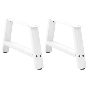 Couchtischbeine A-Form, 60cm, Weiß, 2er-Set