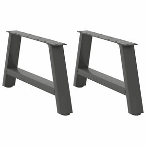 Couchtischbeine A-Form Anthrazit, 2er Set