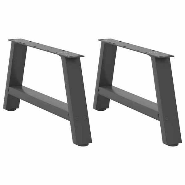 Couchtischbeine A-Form Anthrazit, 2er Set