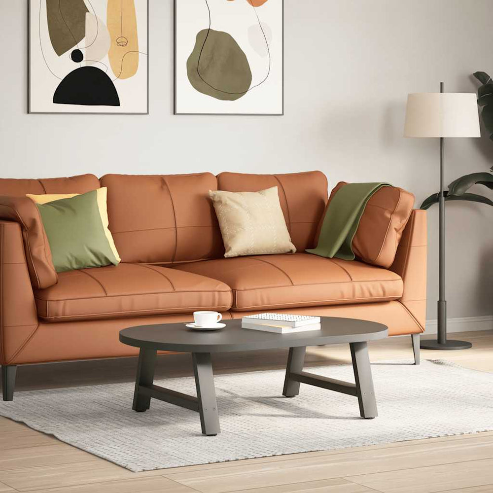 Couchtischbeine A-Form Anthrazit, 2er Set