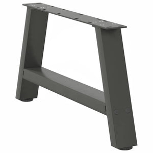 Couchtischbeine A-Form Anthrazit, 2er Set