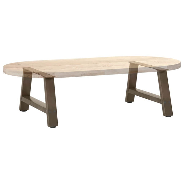 Couchtischbeine A-Form Stahl, 60 cm, 2er-Set