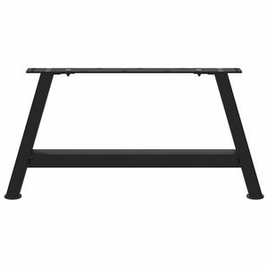 Couchtischbeine A-Form Schwarz Stahl 70cm (2er Set)