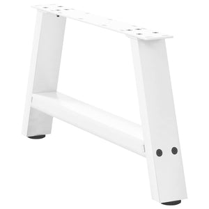 Couchtischbeine A-Form Weiß, 2er Set