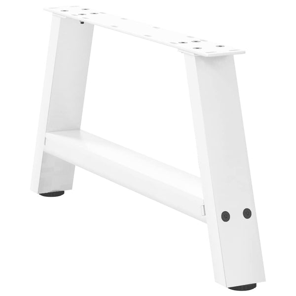 Couchtischbeine A-Form Weiß, 2er Set