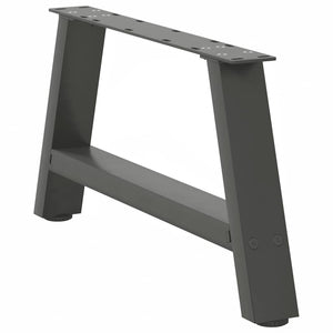 Couchtischbeine A-Form Anthrazit 70 cm (2er Set)