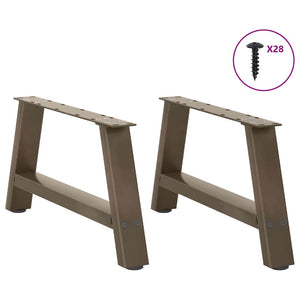 Couchtischbeine A-Form, 70cm Stahl, 2er Set