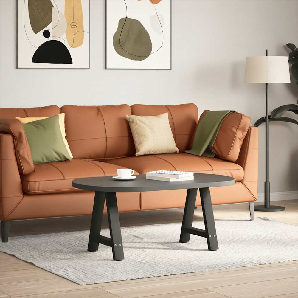 Couchtischbeine A-Form, 38cm, Schwarz, 2er-Set