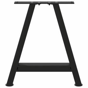 Couchtischbeine A-Form, 38cm, Schwarz, 2er-Set