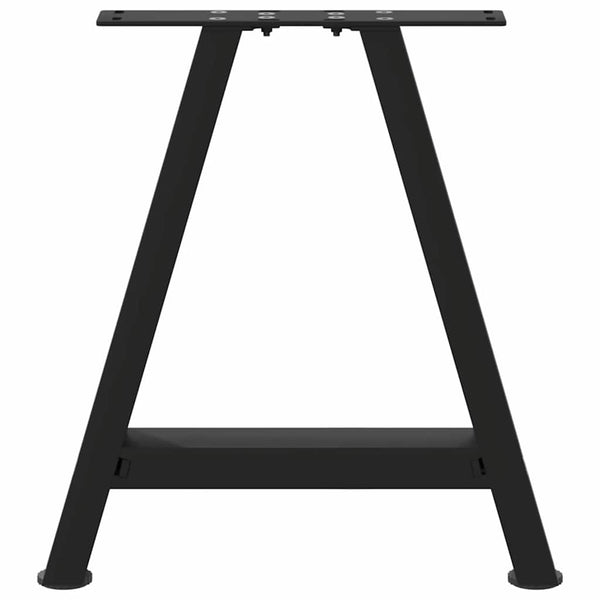 Couchtischbeine A-Form, 38cm, Schwarz, 2er-Set