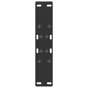 Couchtischbeine A-Form, 38cm, Schwarz, 2er-Set