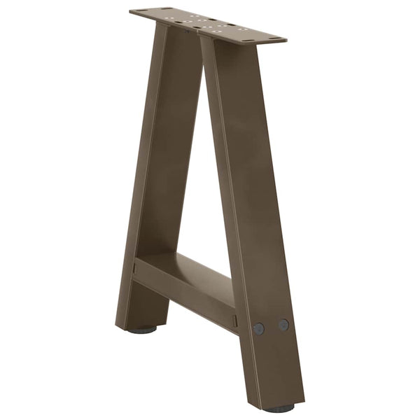 A-Form Couchtischbeine aus Stahl, 2er Set