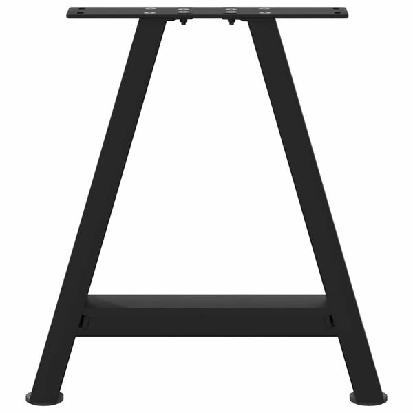 Couchtischbeine A-Form, 2er Set, Schwarz