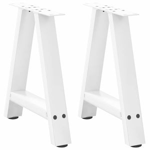 Weiße A-Form Couchtischbeine, 50 cm, 2er Set