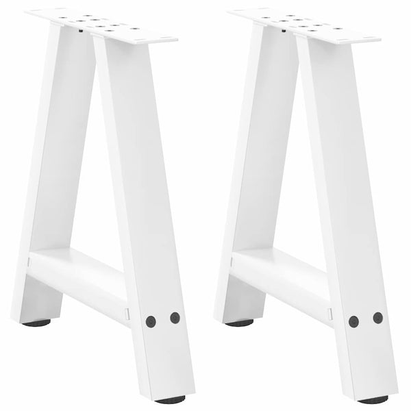 Weiße A-Form Couchtischbeine, 50 cm, 2er Set