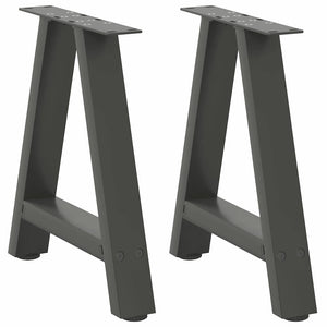 Couchtischbeine A-Form Anthrazit, 2er-Set