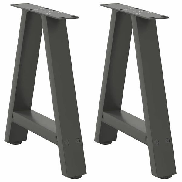 Couchtischbeine A-Form Anthrazit, 2er-Set