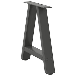 Couchtischbeine A-Form Anthrazit, 2er-Set