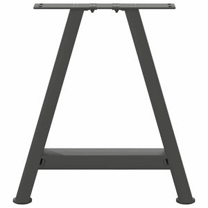 Couchtischbeine A-Form Anthrazit, 2er-Set