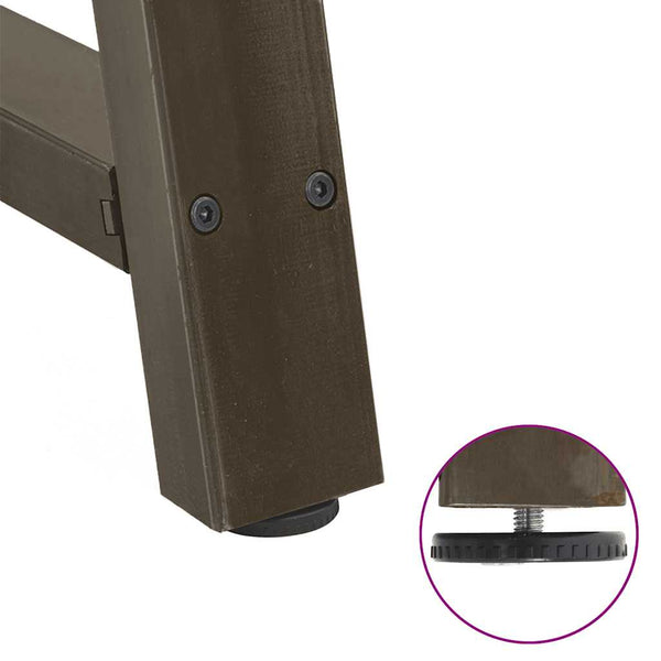 A-Form Couchtischbeine Stahl 50cm, 2er Set