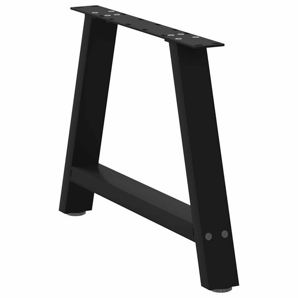 Couchtischbeine A-Form, Schwarz, 60cm, 2er-Set