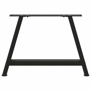 Couchtischbeine A-Form, Schwarz, 60cm, 2er-Set