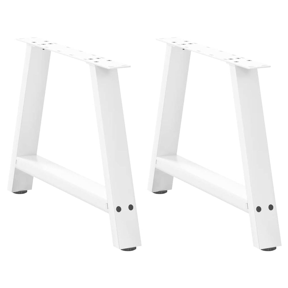 Couchtischbeine A-Form Weiß, 2er Set