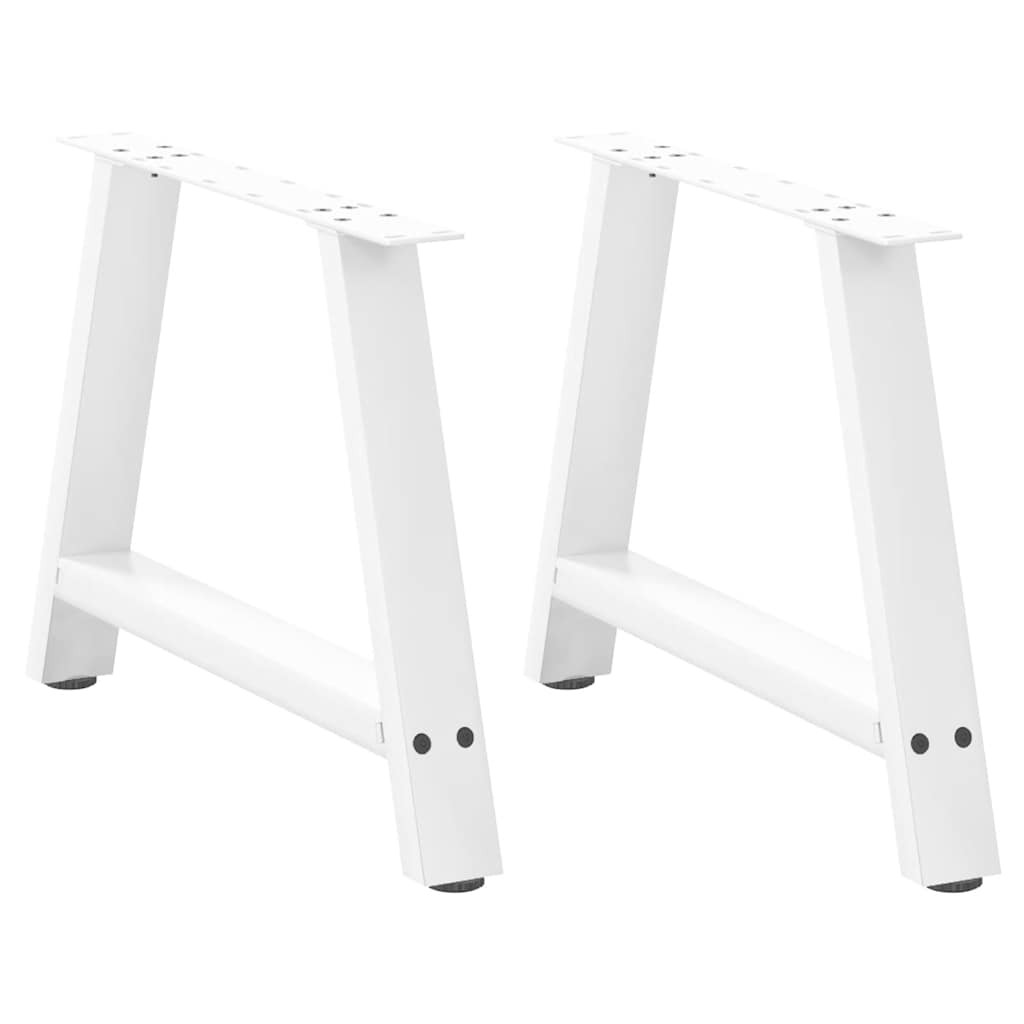 Couchtischbeine A-Form Weiß, 2er Set
