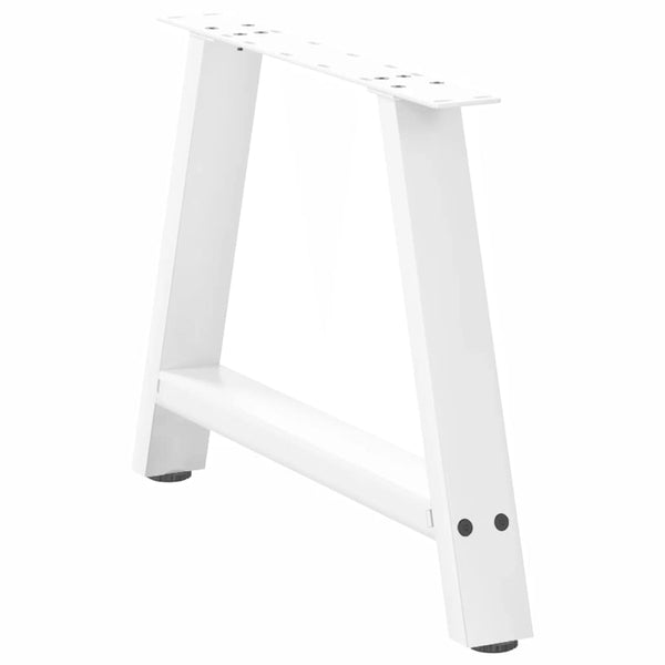 Couchtischbeine A-Form Weiß, 2er Set