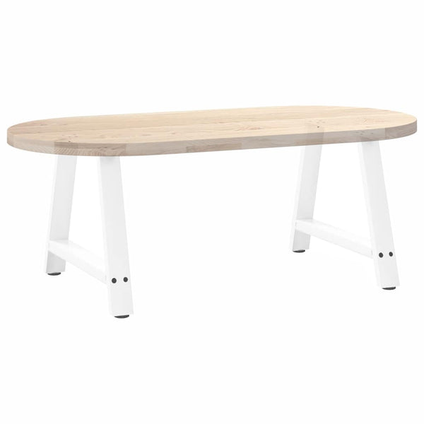 Couchtischbeine A-Form Weiß, 2er Set