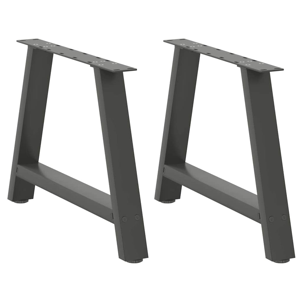 Couchtischbeine A-Form Anthrazit 60 cm, 2er-Set