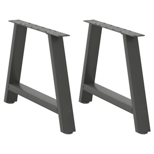 Couchtischbeine A-Form Anthrazit 60 cm, 2er-Set
