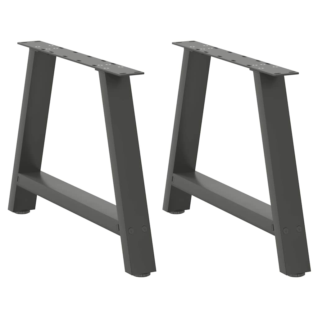 Couchtischbeine A-Form Anthrazit 60 cm, 2er-Set
