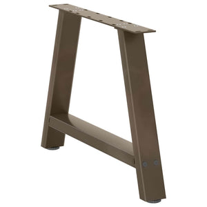 A-Form Couchtischbeine Stahl 60cm, 2er-Set