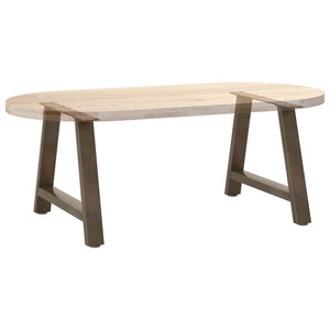 A-Form Couchtischbeine Stahl 60cm, 2er-Set