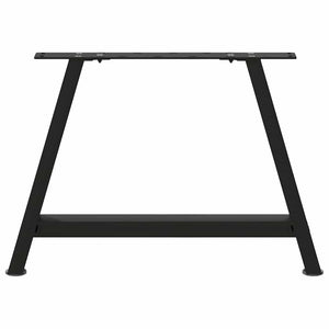 Couchtischbeine A-Form, 70cm, Schwarz, 2er-Set