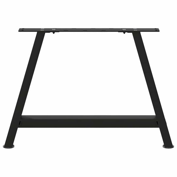 Couchtischbeine A-Form, 70cm, Schwarz, 2er-Set