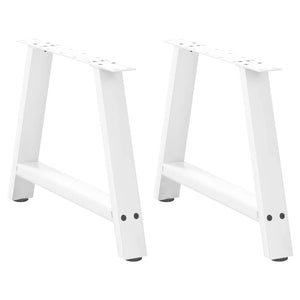 Couchtischbeine A-Form Weiß, 2er Set