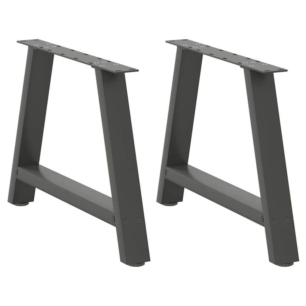 Couchtischbeine A-Form Anthrazit, 2er-Set