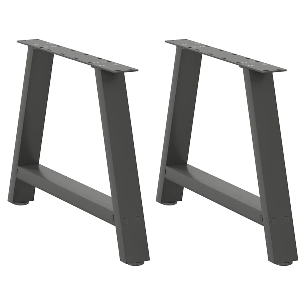 Couchtischbeine A-Form Anthrazit, 2er-Set