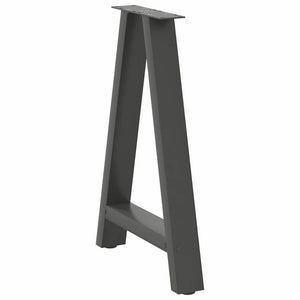 A-Form Tischbeine Anthrazit 50x72 cm (2er Set)