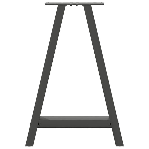 A-Form Tischbeine Anthrazit 50x72 cm (2er Set)