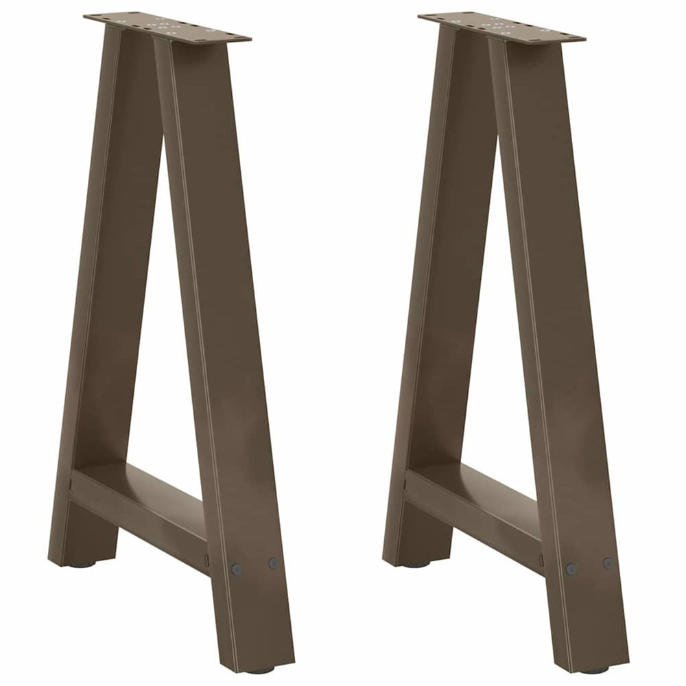 Tischbeine A-Form Stahl 50x72 cm, 2er Set